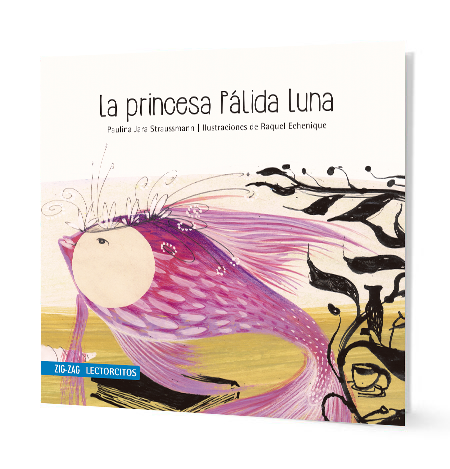 Book cover of La Princess Palida Luna with an illustration of a pink fish.
