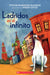 Book cover of Ladridos en el Infinito with an  illustration of a dog in town.