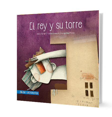 Book cover of El Rey y su Torre with an illustration of a king looking out of a tower window.