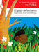 Book cover of A lomo de Cuento Por Cuba: El Guije de la Charca depicting an image of a person in a field of flowers. 