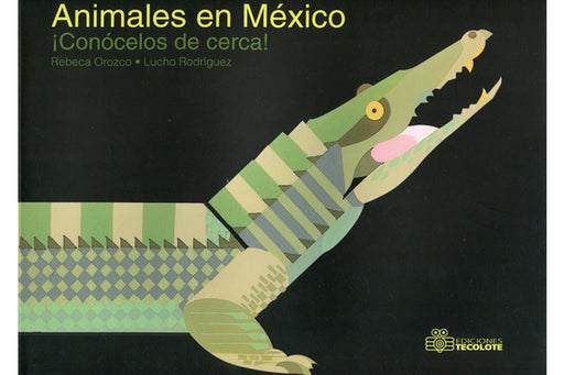 Book cover depicting a large illustration of a crocodile