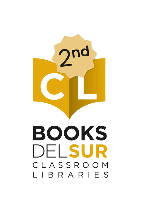 Image of Books Del Sur second grade classroom libraries logo.