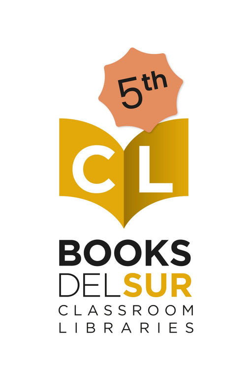 Image of Books Del Sur fifth grade classroom library logo.