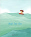 Book cover of Bajo los Olas with an illustration of a boy in an inner tube  at sea.