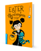 Book cover of Ester Mandragora una Bruja y su Gato with an illustration of a girl holding a cat, a broom, and a cauldron.