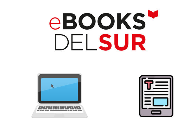 Ebooks del sur logo and icons
