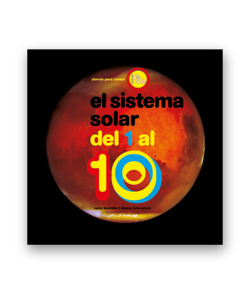 Book cover of El Sistema Solar del 1 al 10 with an illustration of a planet.