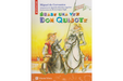 Book cover of Erase una vez Don Quijote with an illustration of two men on horses.