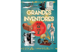 Book cover of Grandes Inventores with photographs of different machines.