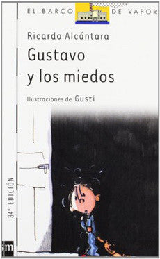 book cover with illustration of a little kid looking scared