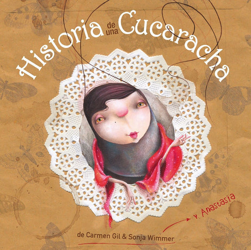 Book cover of Historia de una Cucaracha with an illustration of a bug.