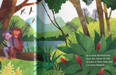 inside pages illustrate two monkeys in the jungle