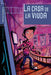 Book cover of La Casa de la Viuda with an illustration of a boy walking up stairs.