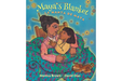 Book cover of Maya's Blanket la Manta de Maya with an illustration of  a grandma holding a granddaughter in a rocking chair wrapped up with a blanket and a dog in their lap.