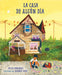 Book cover of La Casa de Algun Dia with an illustration of a little boy drawing on the sidewalk with his house behind him.