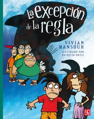 Book cover of La Excepcion de la Regla with an illustration of children bullying another child.