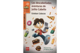 Book cover of Las Descabelladas Aventuras de Julito Cabello with an illustration of a boy writing in a notepad.