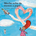 Book cover of Meche Echa de Menos a Papa  with an illustration of a girl waving up at a plane wih a tear falling from her eye.