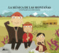 Book cover of La Musica de las Montanas illustrates a family playing music with mountains in the background.