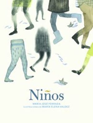 Book cover of Ninos with an illustration of a bunch of different legs.