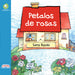 Book cover of Petalos de Rosas with an illustration of a nice house.