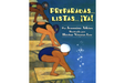 Book cover of Preparadas Listas Ya with an illustration of three different swimmers about to jump off their diving boards.