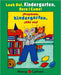 Book cover of Perparate, Kindergarten! Alla Voy! with an illustration of a mouse standing in front of his cat teacher's desk. 
