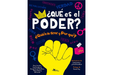 Book cover of Que es el Poder with an illustration of a first and different symbols.