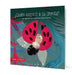 Book cover of Quien Salpico a la Chinita with an illustration of  a ladybug flying.