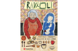Book cover of Ravioli with an illustration of two people cooking.