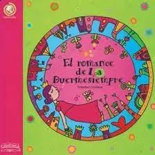 Book cover of Romance de la Duermesiempre with an illustration of a girl sitting in a circle.