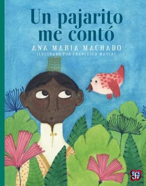 Book cover of Un Pajarito me Conto with an illustration of a man looking up at a bird.