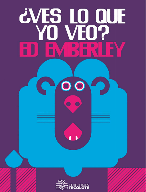 Book cover of Ves lo Que Veo with an illustration of a colorful sheep.