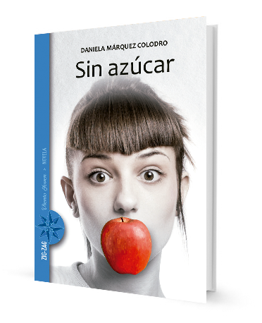 book cover illustrates a woman with an apple in her mouth